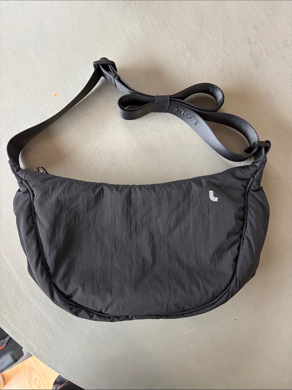 Lole Black Crescent Belt Bag